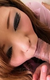 Aya Nanjo Asian rubs her clit while is nailed by sucked woody